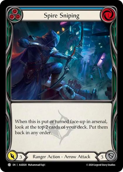 Spire Sniping (Blue), Armory Deck: Azalea AAZ028