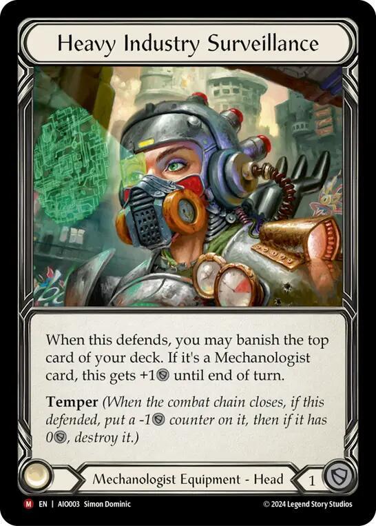 Heavy Industry Surveillance, Armory Deck: Dash AIO003