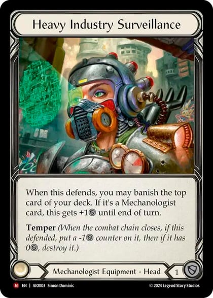 Heavy Industry Surveillance, Armory Deck: Dash AIO003