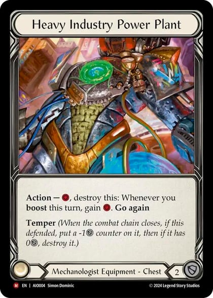 Heavy Industry Power Plant, Armory Deck: Dash AIO004