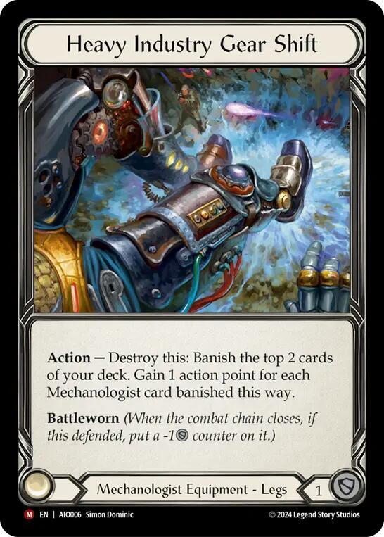 Heavy Industry Gear Shift, Armory Deck: Dash AIO006
