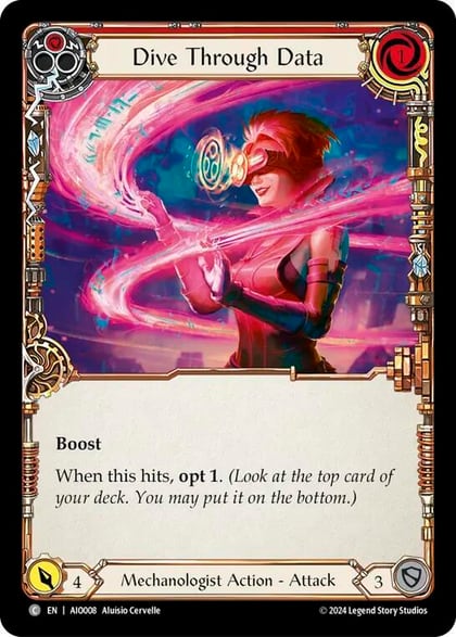 Dive Through Data (Red), Armory Deck: Dash AIO008