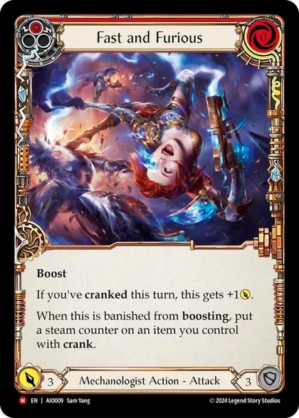 Fast and Furious (Red), Armory Deck: Dash AIO009