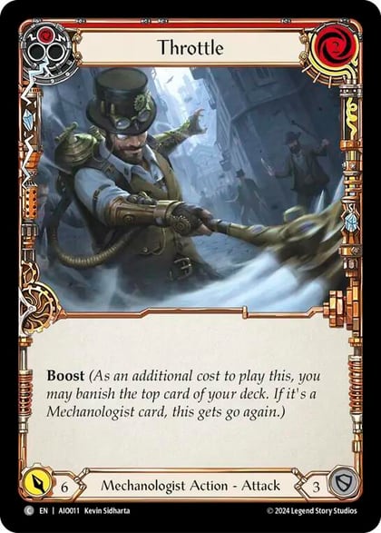 Throttle (Red), Armory Deck: Dash AIO011