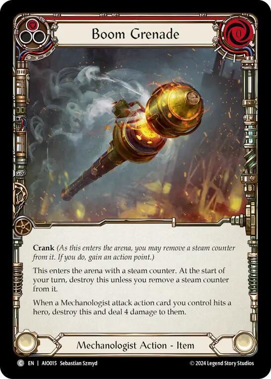 Boom Grenade (Red), Armory Deck: Dash AIO015