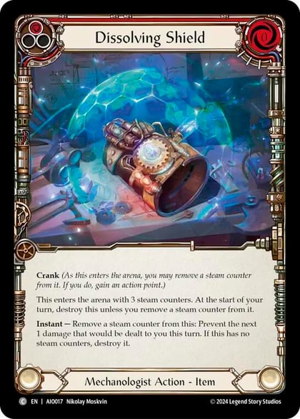 Dissolving Shield (Red), Armory Deck: Dash AIO017