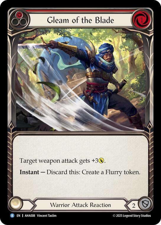 Gleam Of The Blade (Red), Armory Deck Origins: Hala AHA008