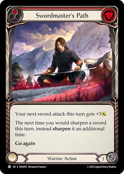 Swordmasters Path (Red), Armory Deck Origins: Hala AHA014