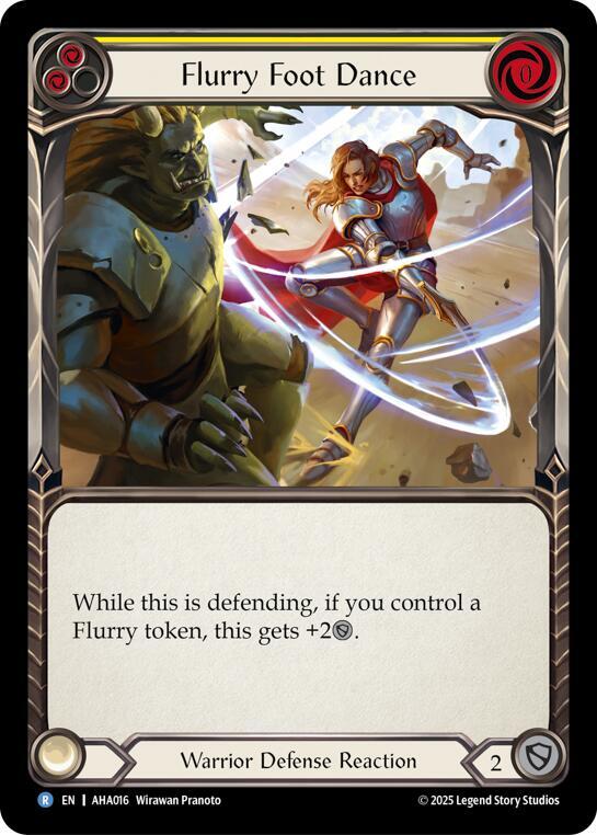 Flurry Foot Dance (Yellow), Armory Deck Origins: Hala AHA016