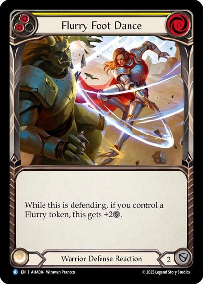 Flurry Foot Dance (Yellow), Armory Deck Origins: Hala AHA016