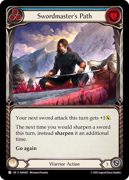 Swordmasters Path (Blue), Armory Deck Origins: Hala AHA025