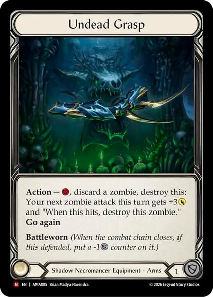 Undead Grasp, Armory Deck: Malice AMA005