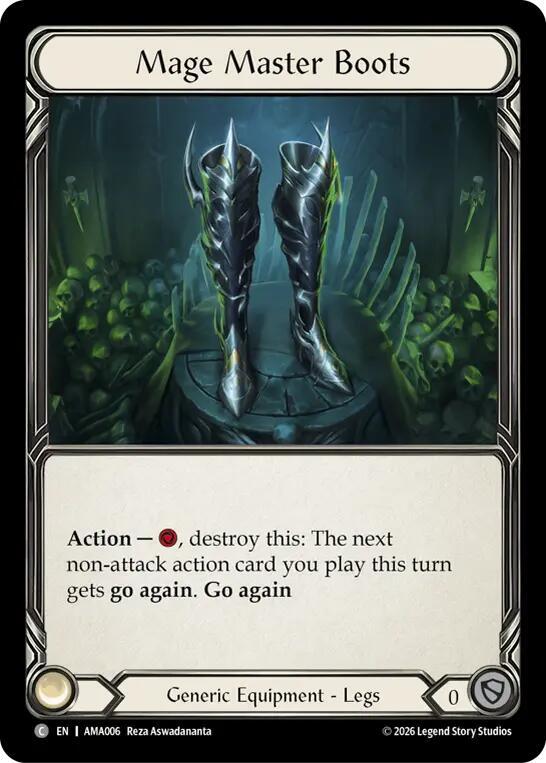 Mage Master Boots, Armory Deck: Malice AMA006