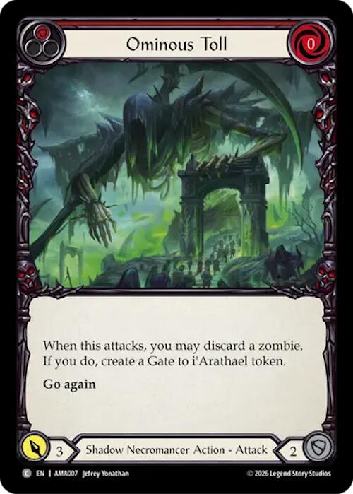 Ominous Toll, Armory Deck: Malice AMA007