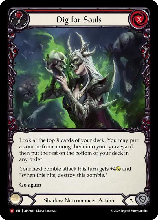 Dig for Souls (Red), Armory Deck: Malice AMA011