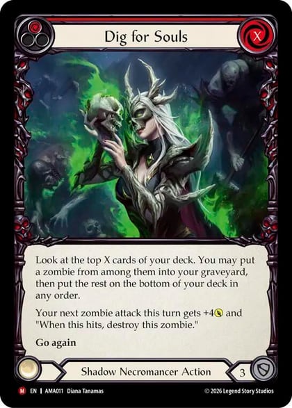 Dig for Souls (Red), Armory Deck: Malice AMA011