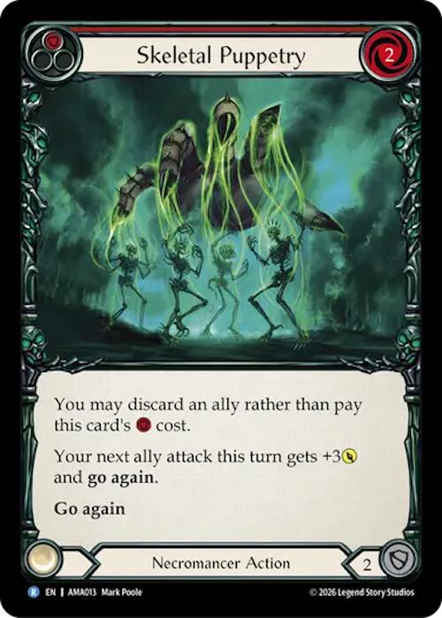 Skeletal Puppetry (Red), Armory Deck: Malice AMA013