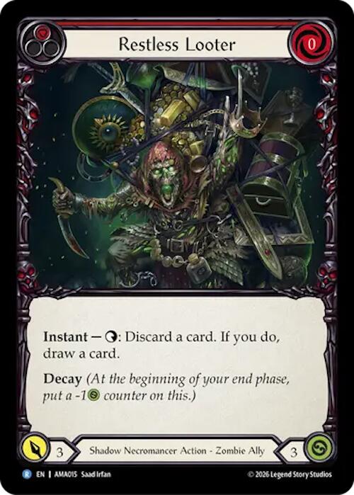 Restless Looter, Armory Deck: Malice AMA015