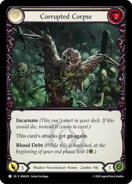 Corrupted Corpse, Armory Deck: Malice AMA029