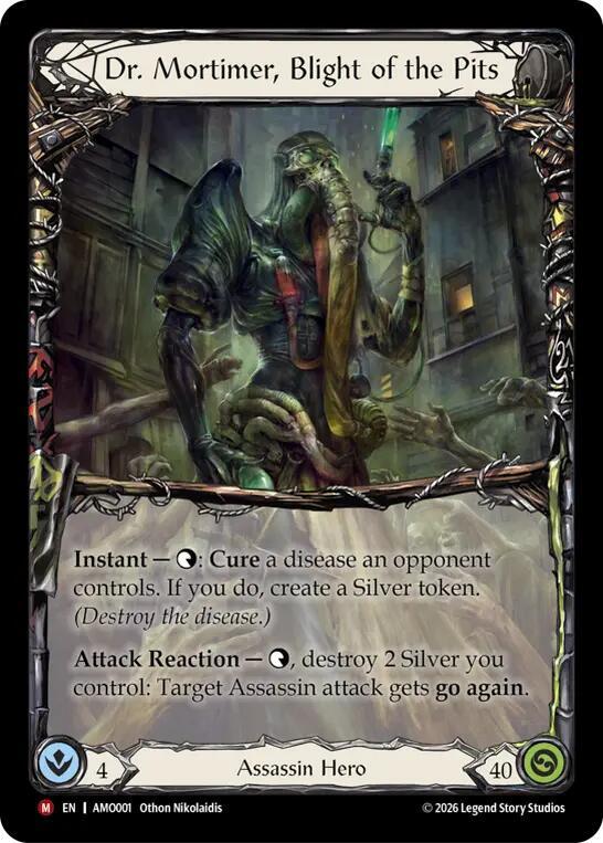 Dr. Mortimer, Blight of the Pits, Armory Deck: Dr. Mortimer AMO001