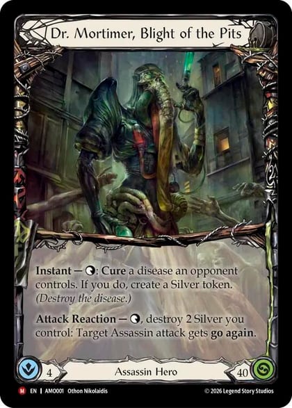 Dr. Mortimer, Blight of the Pits, Armory Deck: Dr. Mortimer AMO001