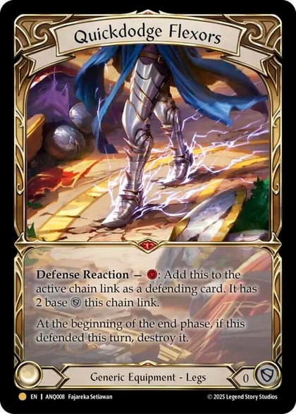 Quickdodge Flexors, Compendium of Rathe - Antiquity Pack ANQ008