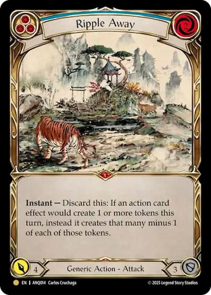 Ripple Away (Blue) (ANQ014), Compendium of Rathe - Antiquity Pack ANQ014