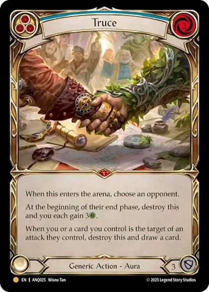 Truce (Blue) (ANQ025), Compendium of Rathe - Antiquity Pack ANQ025