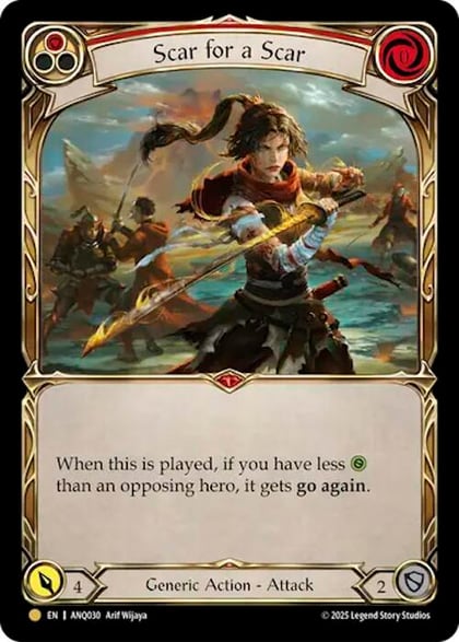 Scar For A Scar (Red) (ANQ030), Compendium of Rathe - Antiquity Pack ANQ030