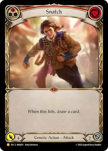 Snatch (Red) (ANQ031), Compendium of Rathe - Antiquity Pack ANQ031