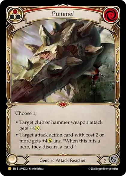 Pummel (Red) (ANQ032), Compendium of Rathe - Antiquity Pack ANQ032