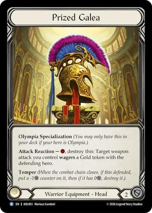Prized Galea, Armory Deck: Olympia AOL003