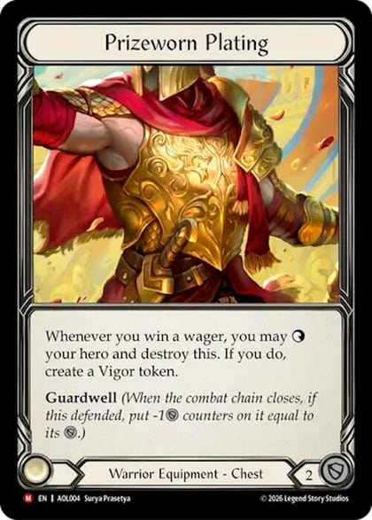 Prizeworn Plating, Armory Deck: Olympia AOL004