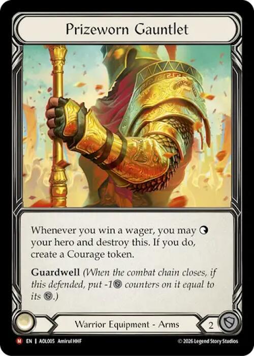 Prizeworn Gauntlet, Armory Deck: Olympia AOL005