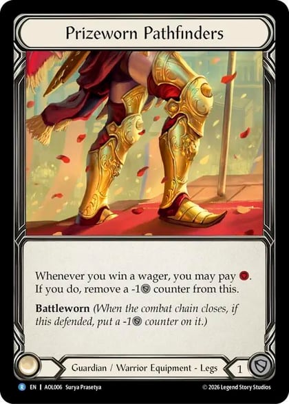 Prizeworn Pathfinders, Armory Deck: Olympia AOL006