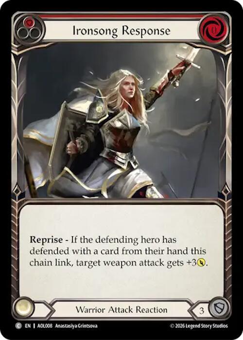 Ironsong Response (Red), Armory Deck: Olympia AOL008