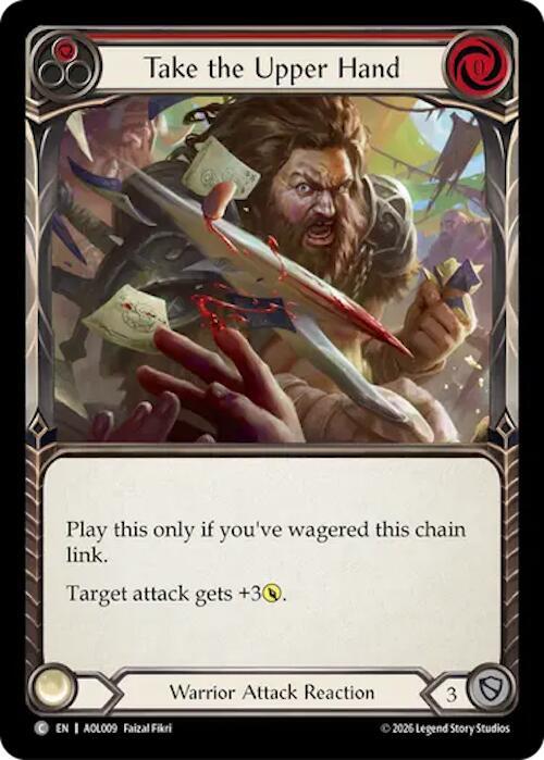 Take the Upper Hand (Red), Armory Deck: Olympia AOL009