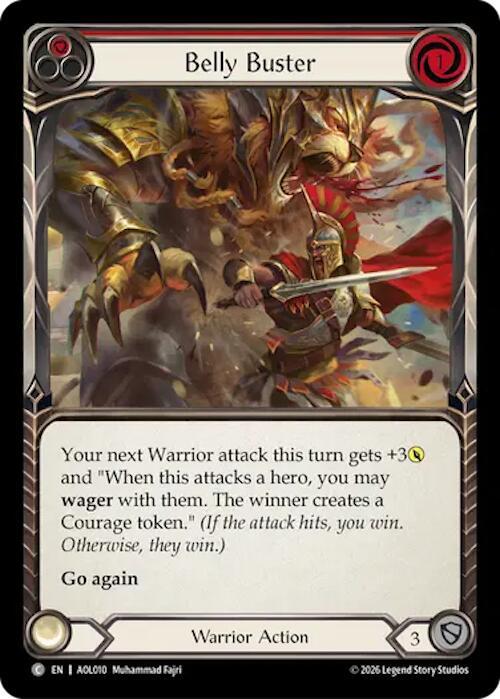 Belly Buster (Red), Armory Deck: Olympia AOL010
