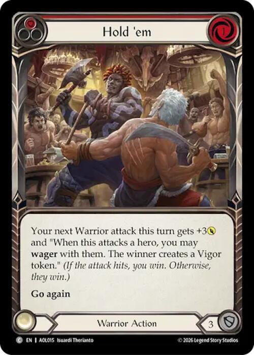 Hold 'em (Red), Armory Deck: Olympia AOL015