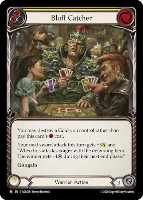 Bluff Catcher (Yellow), Armory Deck: Olympia AOL018