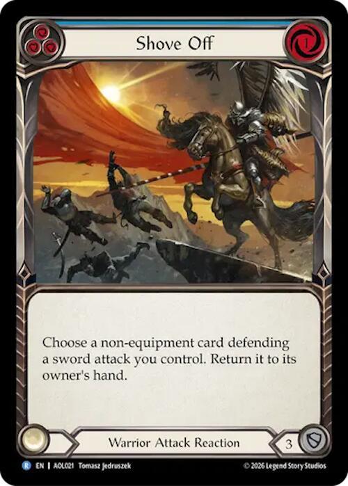 Shove Off (Blue), Armory Deck: Olympia AOL021
