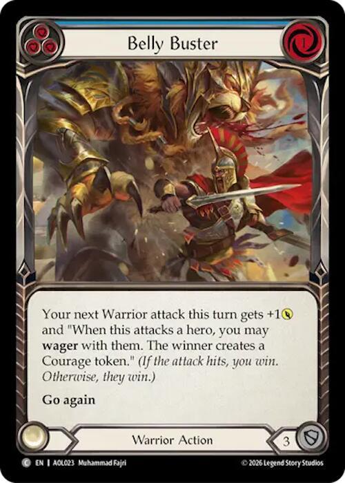 Belly Buster (Blue), Armory Deck: Olympia AOL023