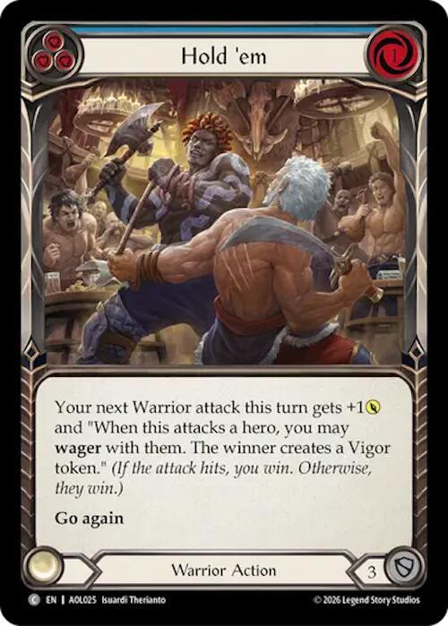 Hold 'em (Blue), Armory Deck: Olympia AOL025