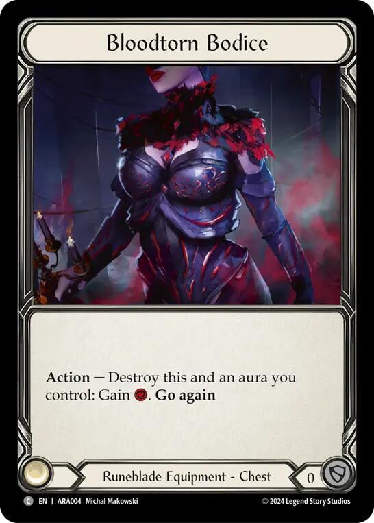 Bloodtorn Bodice, Blitz Deck: Rosetta - Aurora ARA004