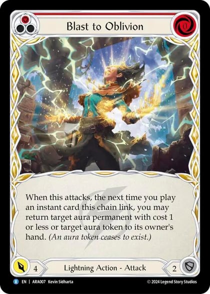 Blast to Oblivion (Red), Blitz Deck: Rosetta - Aurora ARA007