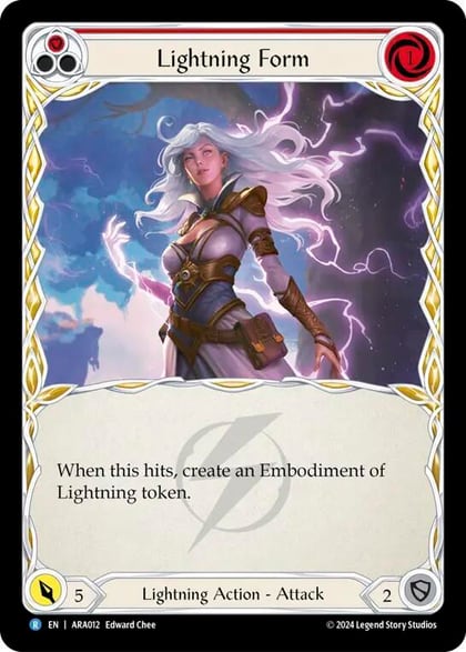 Lightning Form (Red), Blitz Deck: Rosetta - Aurora ARA012