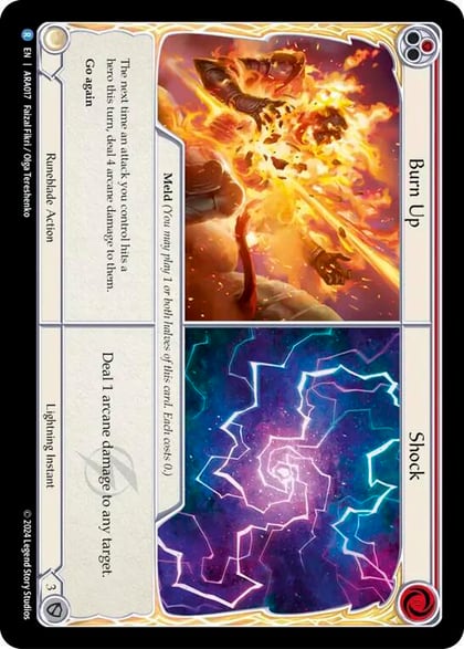 Burn Up // Shock, Blitz Deck: Rosetta - Aurora ARA017