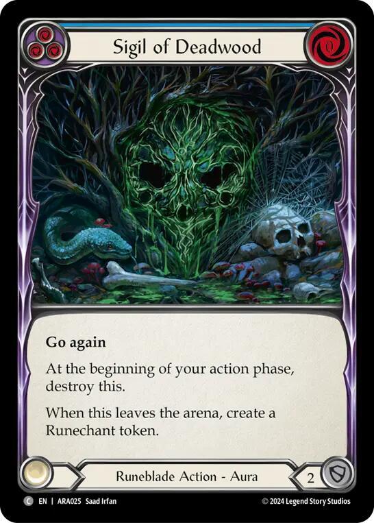 Sigil of Deadwood, Blitz Deck: Rosetta - Aurora ARA025
