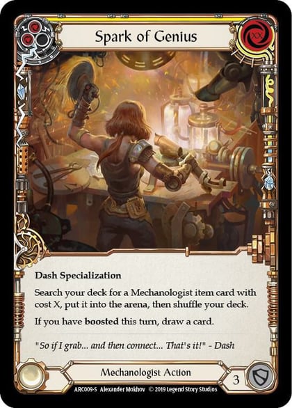 Spark of Genius, Arcane Rising ARC009