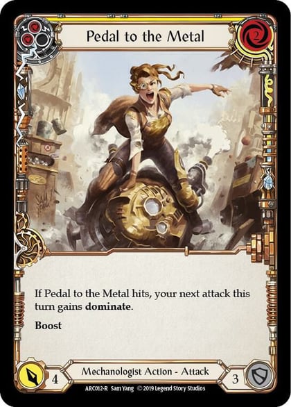 Pedal to the Metal (Yellow), Arcane Rising ARC012